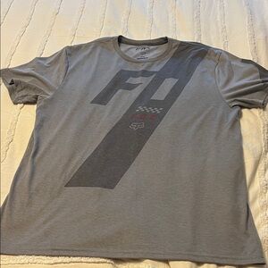 NWOT Fox Gray Graphic Short Sleeve Tee Men’s XXL